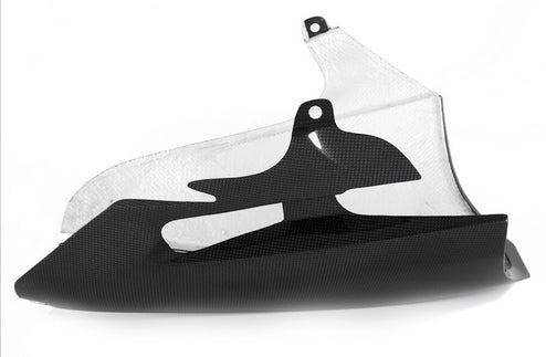 ST1709 FULLSIX CARBON PANIGALE 899-1299 & V2 BELLY PAN EXTENSION FOR UNDERSEAT EXHAUST MD-9915-C41