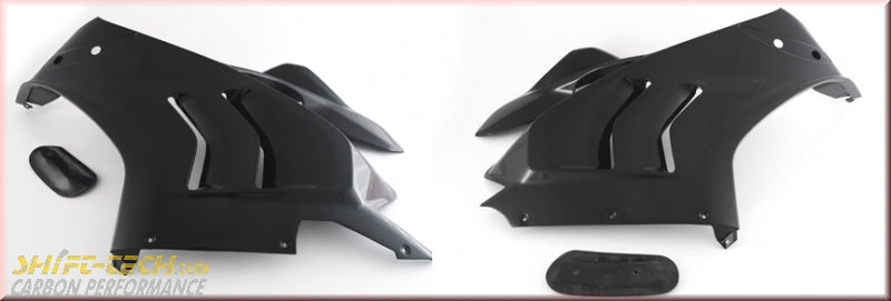 ST2084-3 FULLSIX CARBON R&L UPPER SIDE FAIRING SET V4/V4R 20'/21' MD-V419-S37 & MD-V419-S36
