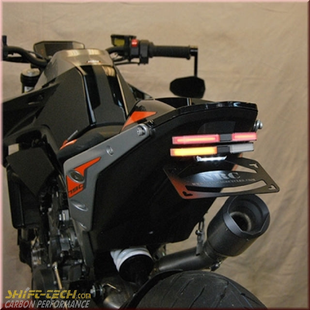 ST3062 NRC DUKE 790/890 STANDARD PLATE MOUNT FENDER ELIMINATOR KIT/LED TURN SIGNAL/TAIL LIGHT KIT