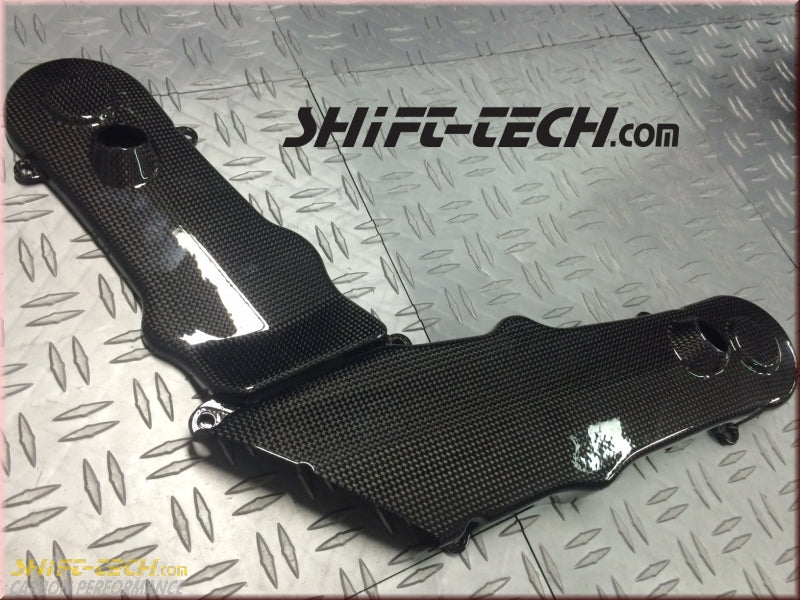 ST959 CARBON FIBER BELT COVER SET MONSTER 1100 - GLOSS - CLEARANCE SPECIAL