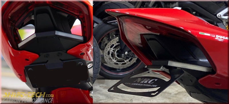 ST1919-2 NRC TAIL TIDY/FENDER ELIMINATOR LED REAR TURN SIGNAL KIT PLATE MOUNT TUCKED/STANDARD V4/FE