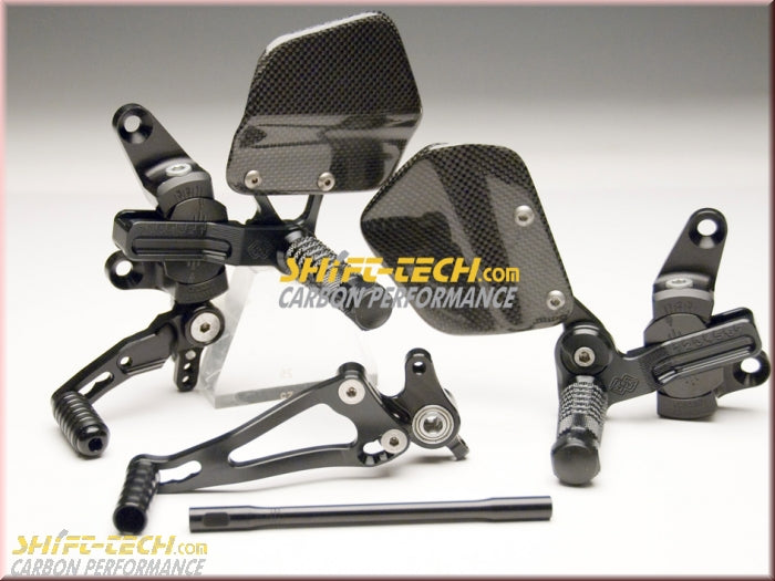 ST200 GILLES VCR REARSETS DUCATI 848/1098/1198 BLACK VCR-D01-b