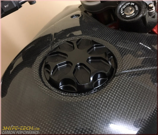 ST664 TWM QUICK RELEASE GAS CAP BLACK HYPERMOTARD 821/939/ HM 1100/SP/796