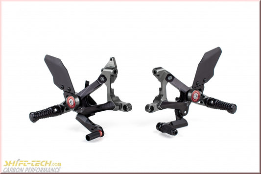 ST177-1 MUE2-D02 BLACK GILLES TOOLING REARSETS DUCATI STREETFIGHTER V4/S