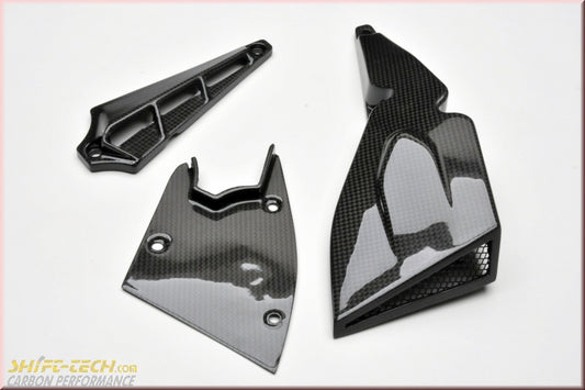 ST1459 FULLSIX CARBON XDIAVEL TIMING BELT COVER VENT HOUSING SET MD-XD16-C78