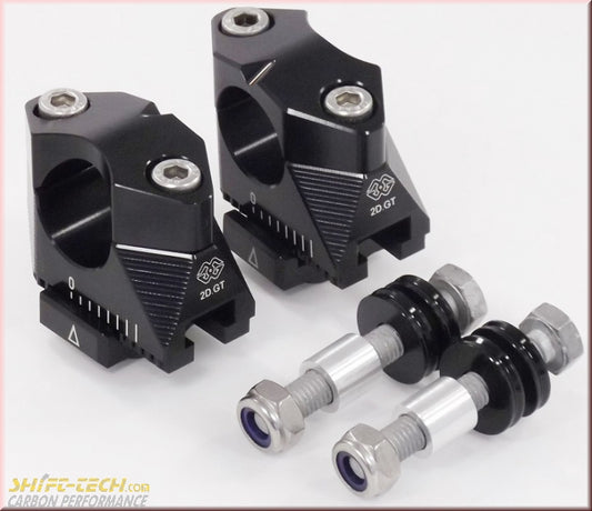 ST1653 2DGT-02-15 Gilles Tooling Adjustable Riser Kit yamaha FZ-10 / MT-10 - Black