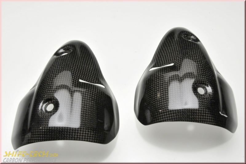 ST783 FULLSIX CARBON MUFFLER GUARD SET MONSTER 696/796/1100 MD-MN08-C62