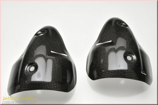 ST783 FULLSIX CARBON MUFFLER GUARD SET MONSTER 696/796/1100 MD-MN08-C62