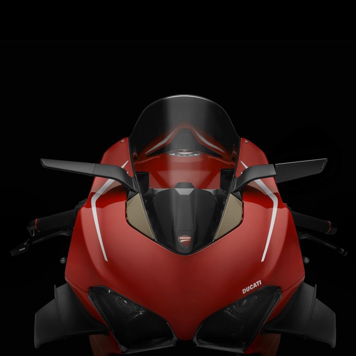 ST01-04 "STEALTH" Sport Mount Style Winglet Mirror Set by Rizoma Ducati / Panigale V4/V2