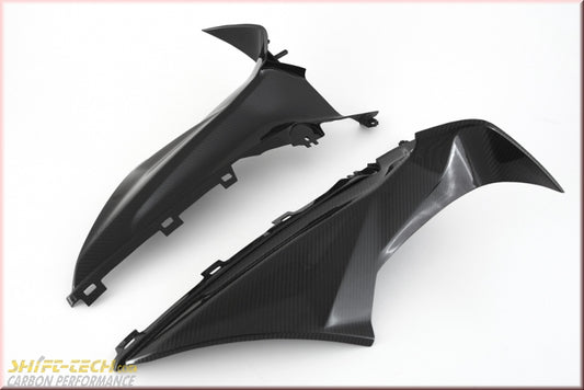 ST511-25 S1000RR FULLSIX CARBON UPPER FARIING BADGE HOLDER SET  MB-RR19-TC40