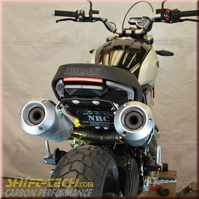 ST2013 NRC Ducati Scrambler 1100 Fender Eliminator Kit --- TUCKED PLATE LOCATION S1100-FE