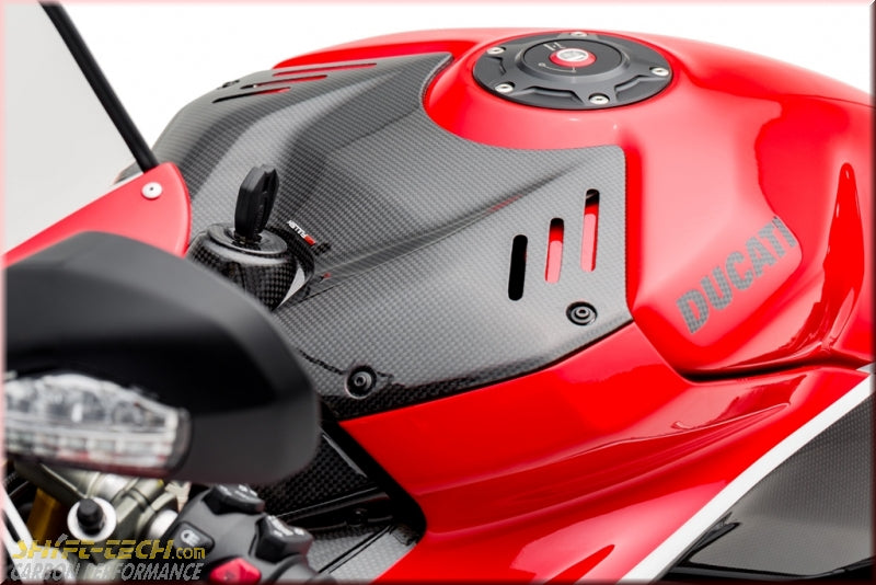 ST1922-S FULLSIX CARBON PANIGALE V4/S/R FRONT TANK COVER GP STYLE - MD-V418-M50