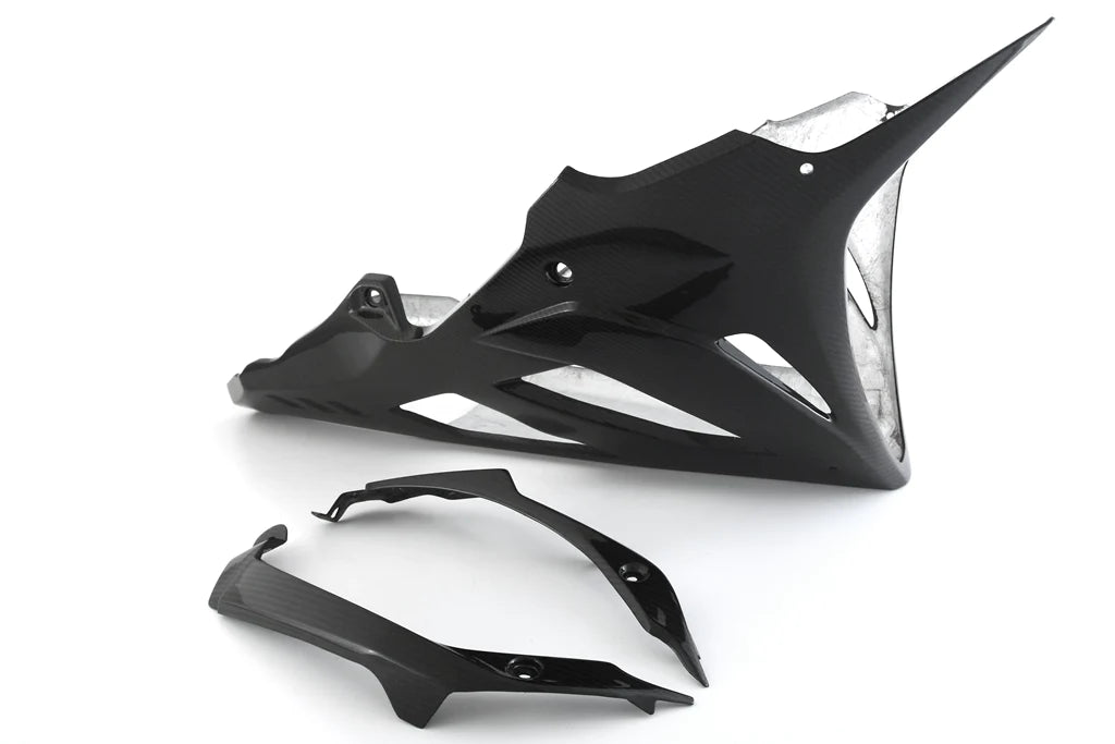 ST511-44 MB-RR19-TC41E-CLOSED BMW S1000RR FULLSIX CARBON BELLY PAN - FOR OEM FAIRINGS - Closed Bottom