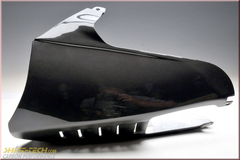 ST1709 FULLSIX CARBON PANIGALE 899-1299 & V2 BELLY PAN EXTENSION FOR UNDERSEAT EXHAUST MD-9915-C41