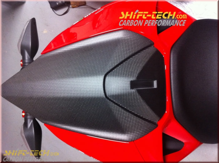 ST433 FULLSIX CARBON PASSENGER SEAT COVER 1199/899 MD-9912-C66