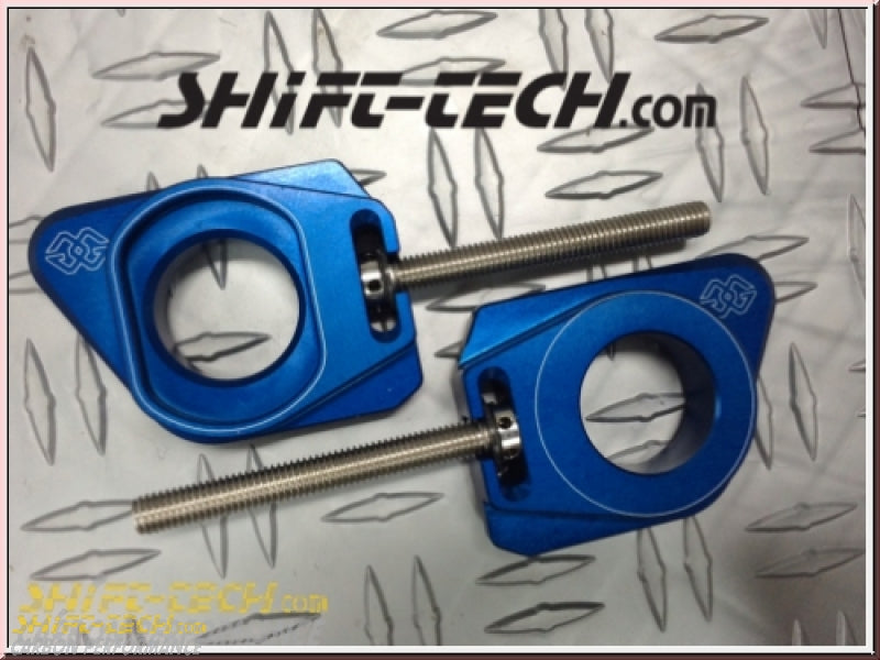ST1592 AXB-RN32 -BLUE GILLES Billet Chain Adjusters 15'+ R1/R1M
