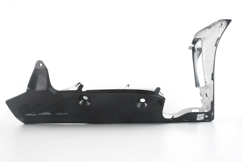 ST2000-11 MY-R120-TC42 FULLSIX CARBON BELLY PAN - WITH OEM EXHAUST OR SLIP-ON