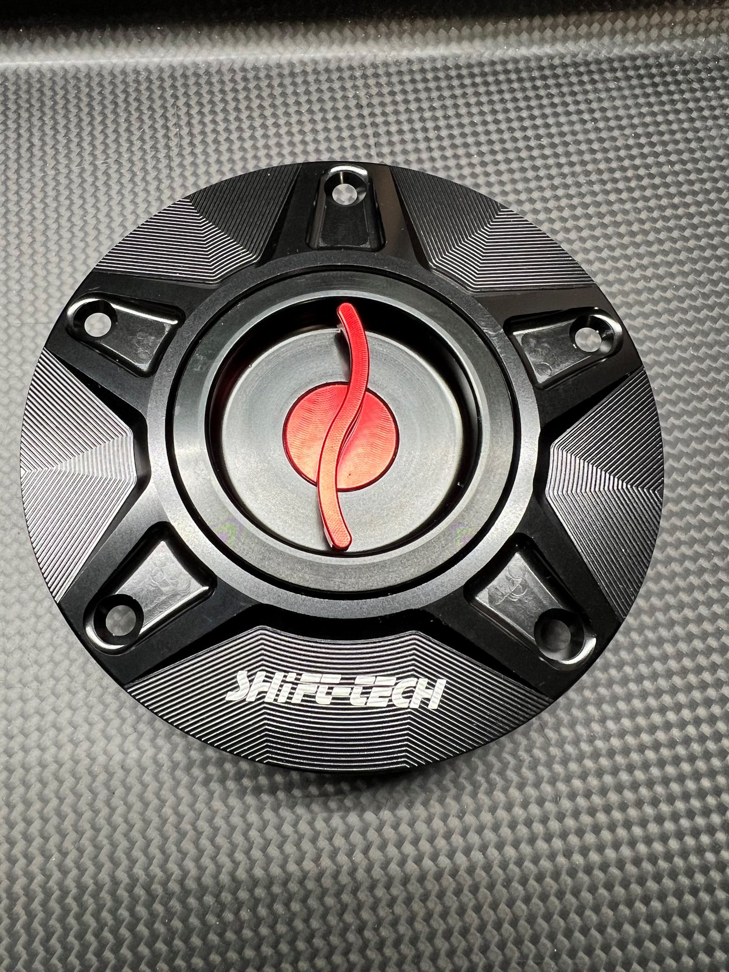 ST1284-25-RED TWM QUICK RELEASE GAS CAP 25'+ Panigale V4/V2 / Streetfighter V4 TDPR.07