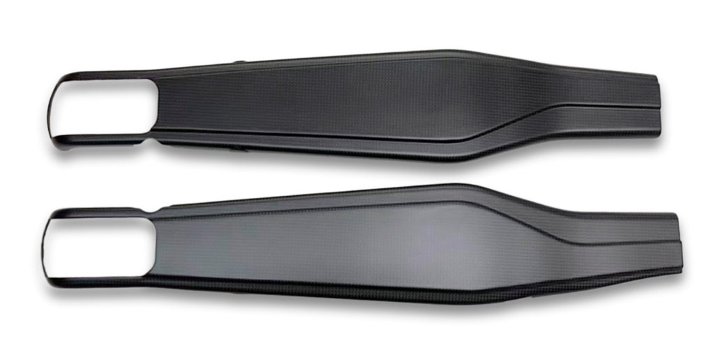 ST4082 STC CARBON FIBER SWINGARM COVER SET SATIN HM698