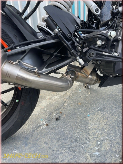 ST3031-2 Husqvarna Vitpilen/ Svartpilen 401 20'-21' Chamber Box Delete Resonator Replacement KTM200 20' KTM 390 DUKE/RC/Adventure 20'+