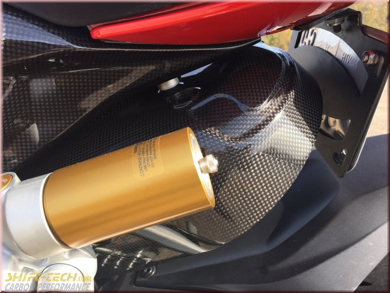 ST1649 FULLSIX CARBON EXHAUST LOOP SHIELD PANGIGALE V2/ 959/1299 MD-9516-C61
