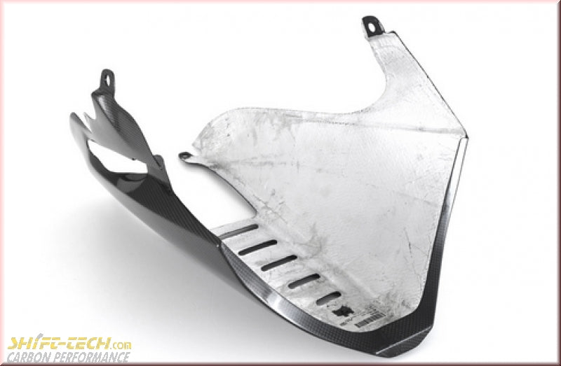 ST1709 FULLSIX CARBON PANIGALE 899-1299 & V2 BELLY PAN EXTENSION FOR UNDERSEAT EXHAUST MD-9915-C41