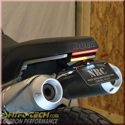 ST2012 NRC Ducati Scrambler 1100 Fender Eliminator Kit --- STANDARD PLATE LOCATION S1100-FE