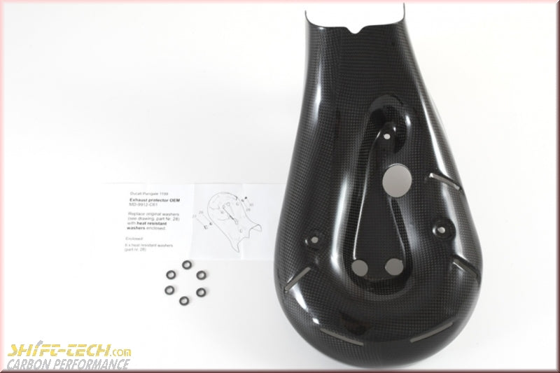 ST1921 FULLSIX CARBON LOOP HEAT GUARD SMALL 899/1199 OEM MD-9912-M61