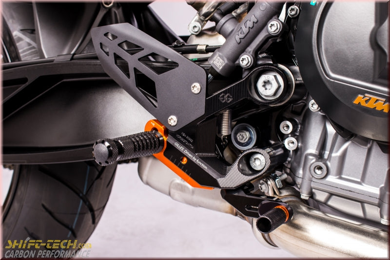 ST494-2 VCR38GT2-KT04 Gilles VCR38GT2 Rearsets for the KTM 790/890R Duke