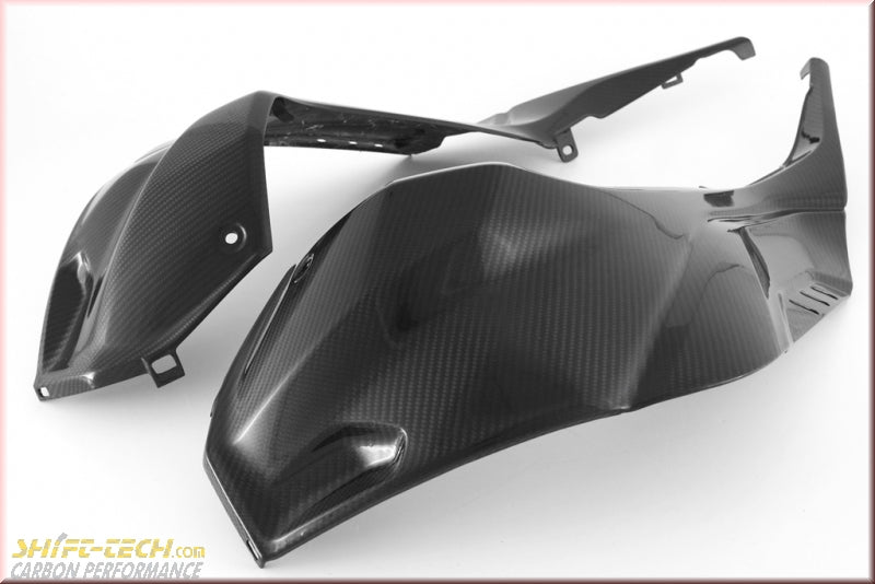 ST512-16 S1000RR FULLSIX CARBON TANK FAIRING PANEL SET MB-RR19-TC39