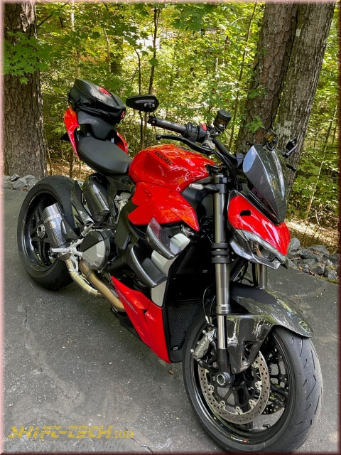 ST1949-5 SHIFT-TECH GP5 STREETFIGHTER V2 CARBON SLIPON EXHAUST