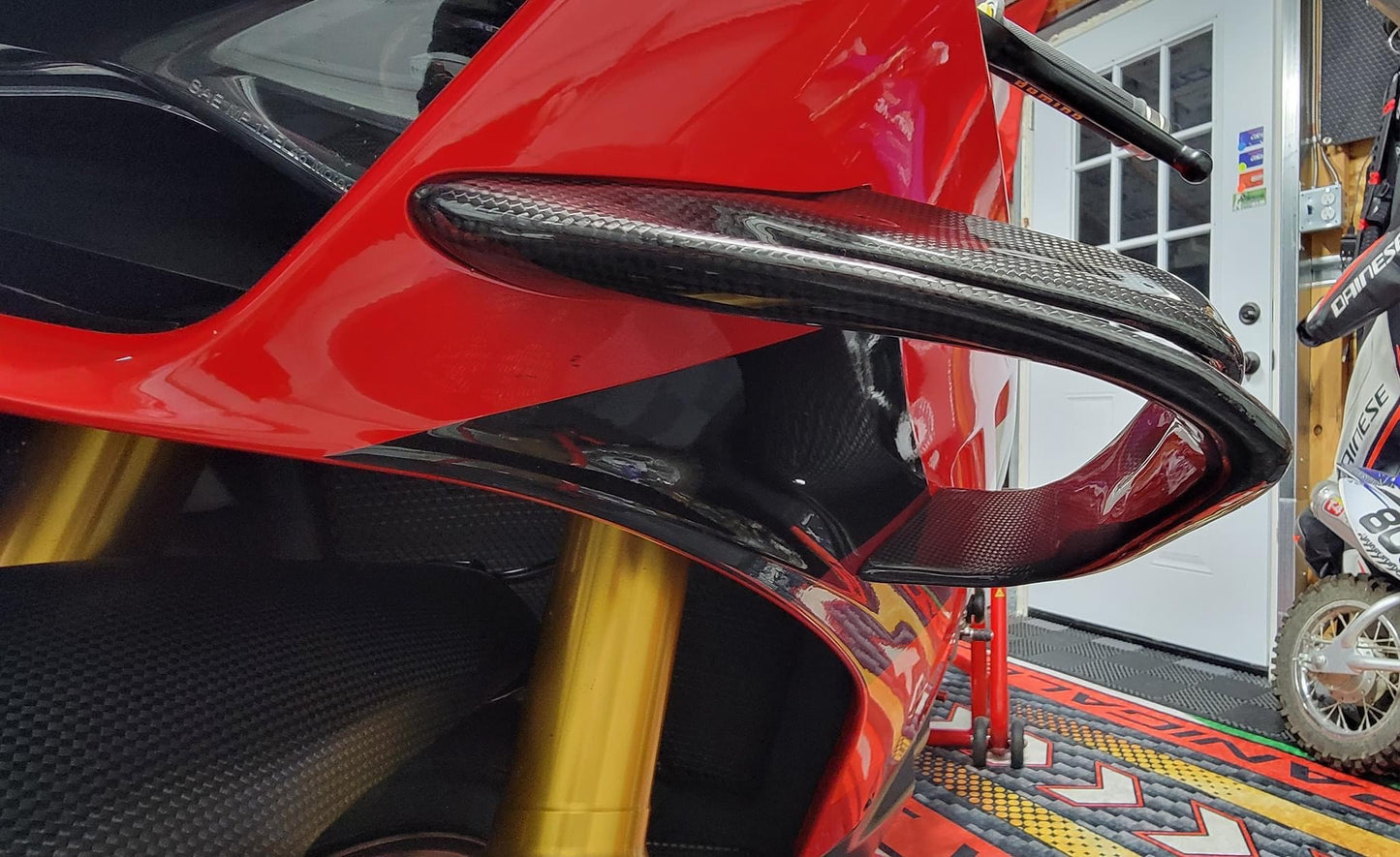 ST1928-51-G FULLSIX CARBON GP WING SET PANIGALE V4/S/R/SP 22'+ MD-V4R2-C47