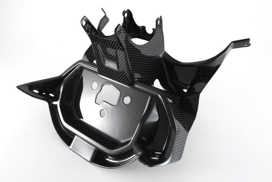 ST511-59 M1000RR FULLSIX CARBON HEADLIGHT HOLDER GLOSS TWILL MB-MR23-TC90