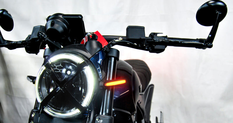 ST4023 NRC Ducati Scrambler Next Gen 800 Front Turn Signals 24'+