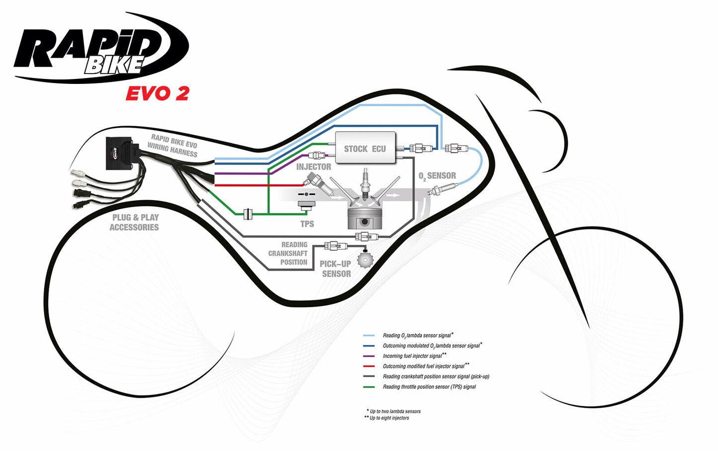 ST800-2 RAPID BIKE EVO2 KOVE 800X Std/Pro e5+ 25->26 KRB-EVO2-003B ADAPTIVE FUELING CONTROL MODULE