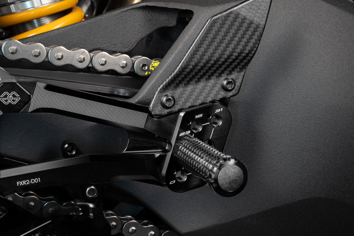 ST177-12 FXR2-D01-B GILLES FXR2 REAR SETS PANIGALE V4/S/SP/R