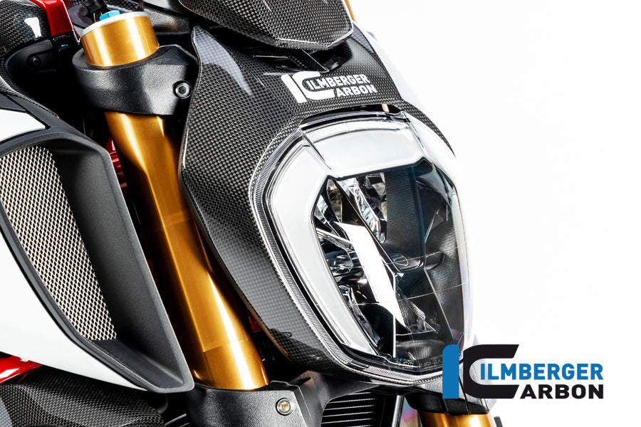 ST1360-5 CARBON HEADLIGHT MASK DIAVEL 1260