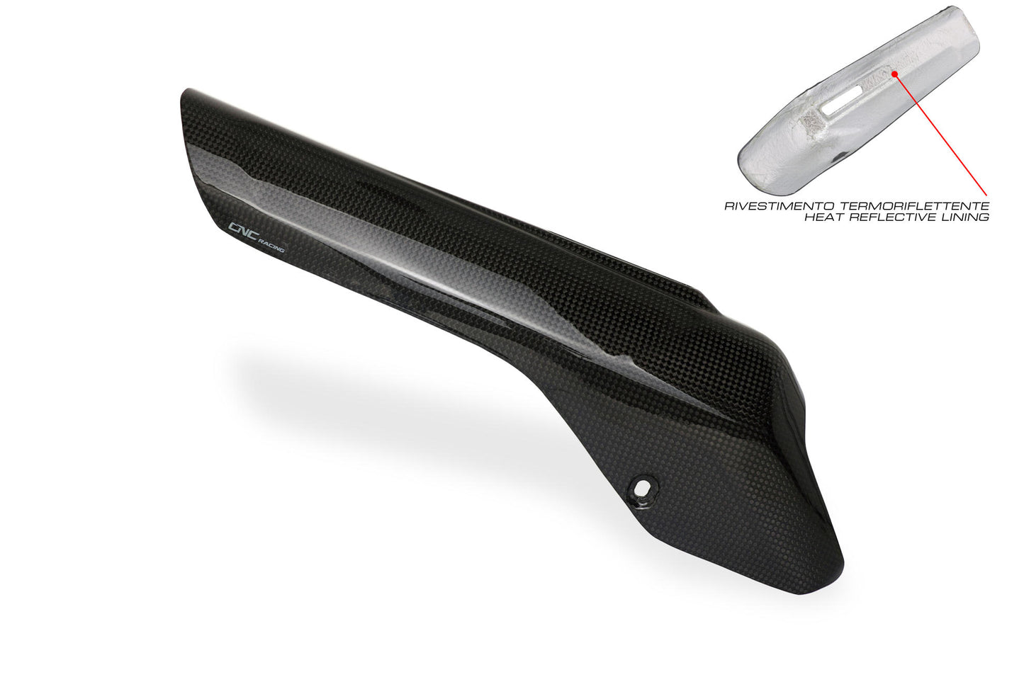 ST2025-66 UPPER HEAT GUARD MULTISTRADA V4 RS AKRAPOVIC FULL RACE SYSTEM