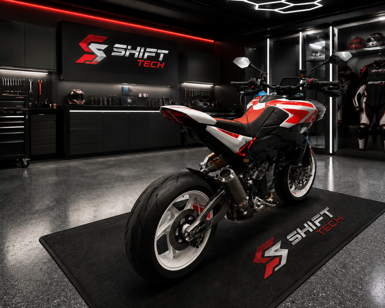 ST2026 SHIFT-TECH HYPERMOTARD 890 V2 26'+ GP LOW MOUNT SLIPON EXHAUST KIT