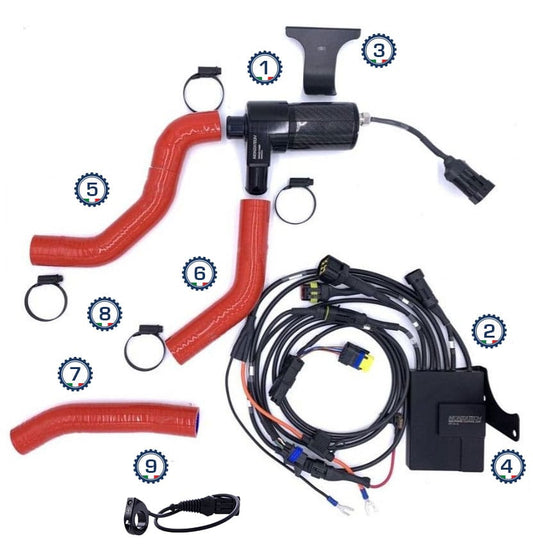 ST1-MT-K-V2/5 MONZATECH COOLING KIT DUCATI PANIGALE V2 959 2020-2024 EURO 5