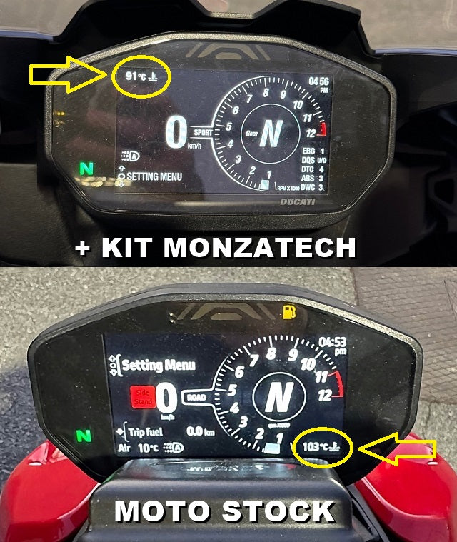 ST1-MT-K-DSTFV2 MONZATECH COOLING KIT DUCATI STREETFIGHTER V2 2022-24