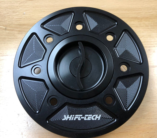 ST1284-3 TWM TKPR.04 QUICK RELEASE GAS CAP BLACK KAWASAKI