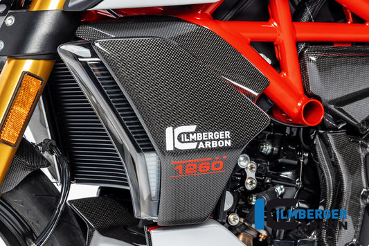 ST1360-9 CARBON RADIATOR SIDE COVER SET DIAVEL 1260 RIGHT & LEFT