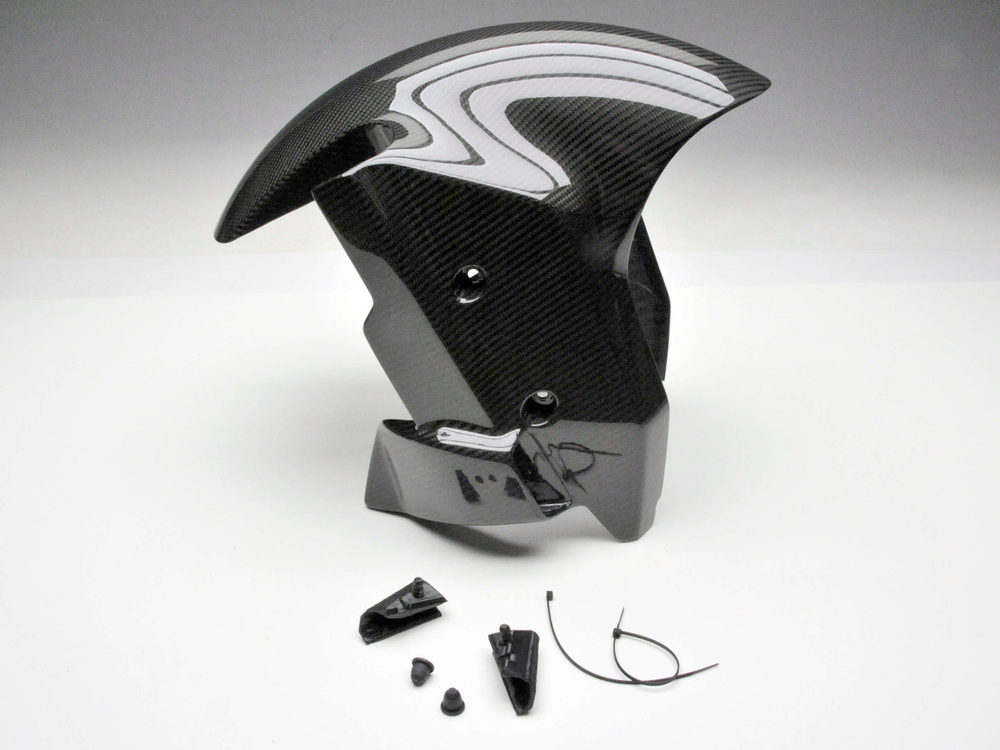 ST511-33 FULLSIX CARBON BMW M1000RR FRONT FENDER GLOSS TWILL MB-MR23-TC01