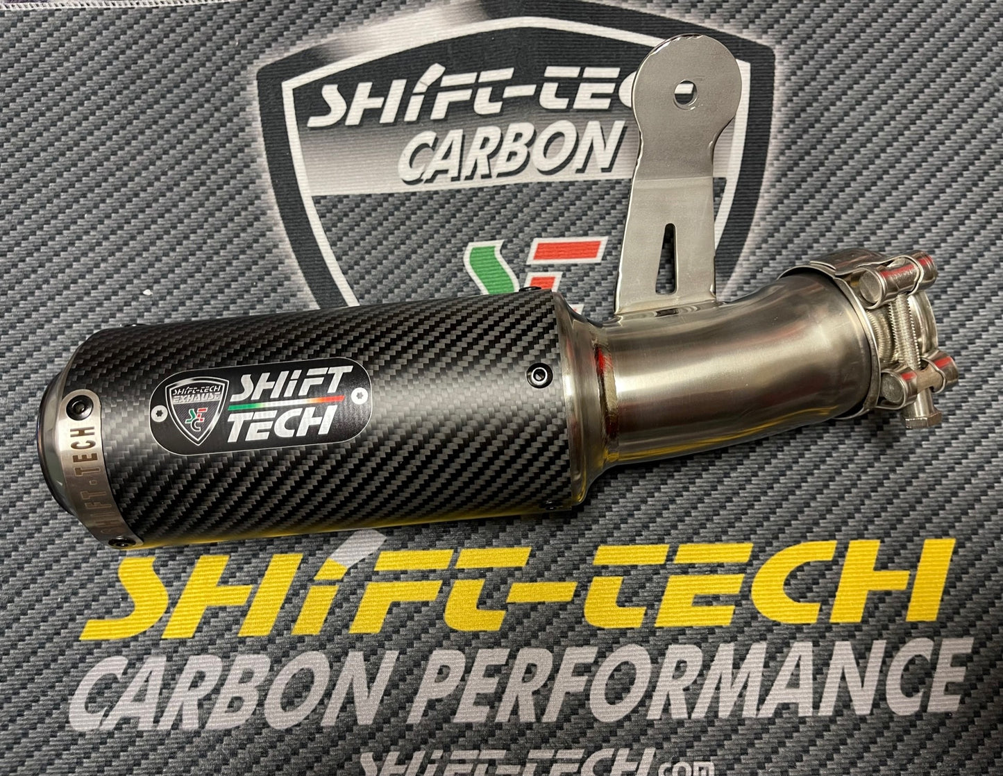 ST1958-S1-TI SHIFT-TECH BMW S1000RR CARBON/TITANIUM SLIPON EXHAUST