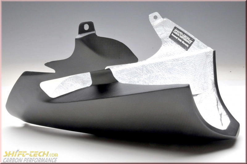 ST1709 FULLSIX CARBON PANIGALE 899-1299 & V2 BELLY PAN EXTENSION FOR UNDERSEAT EXHAUST MD-9915-C41