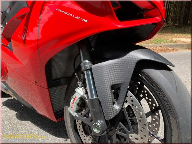 ST1930 FULLSIX CARBON PANIGALE V2 V4/V4S/R/ STREETFIGHTER V4/S/V2 FRONT FENDER MD-V418-S01
