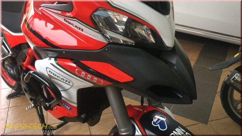 ST148 FULLSIX MULTISTRADA 09'-14' 1200/1200S CARBON FRONT AIR INTAKE KIT
