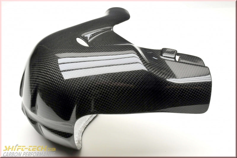 ST2032-E5 FULLSIX CARBON OEM EXHAUST UPPER HEAT GUARD MATTE - Euro 5 Model - MD-SF21-M61