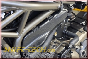 ST957-G FULLSIX CARBON MONSTER 1200/S/R/821 UPPER LEFT ENGINE COVER - MD-MN14-C36LU